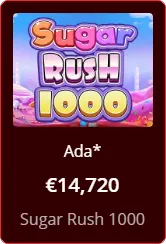 Vinst Sugar Rush 1000