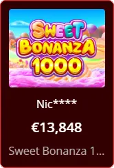 Vinst ibet Sweet Bonanza 1000