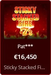 Vinst ibet Casino Sticky Stacked Fire